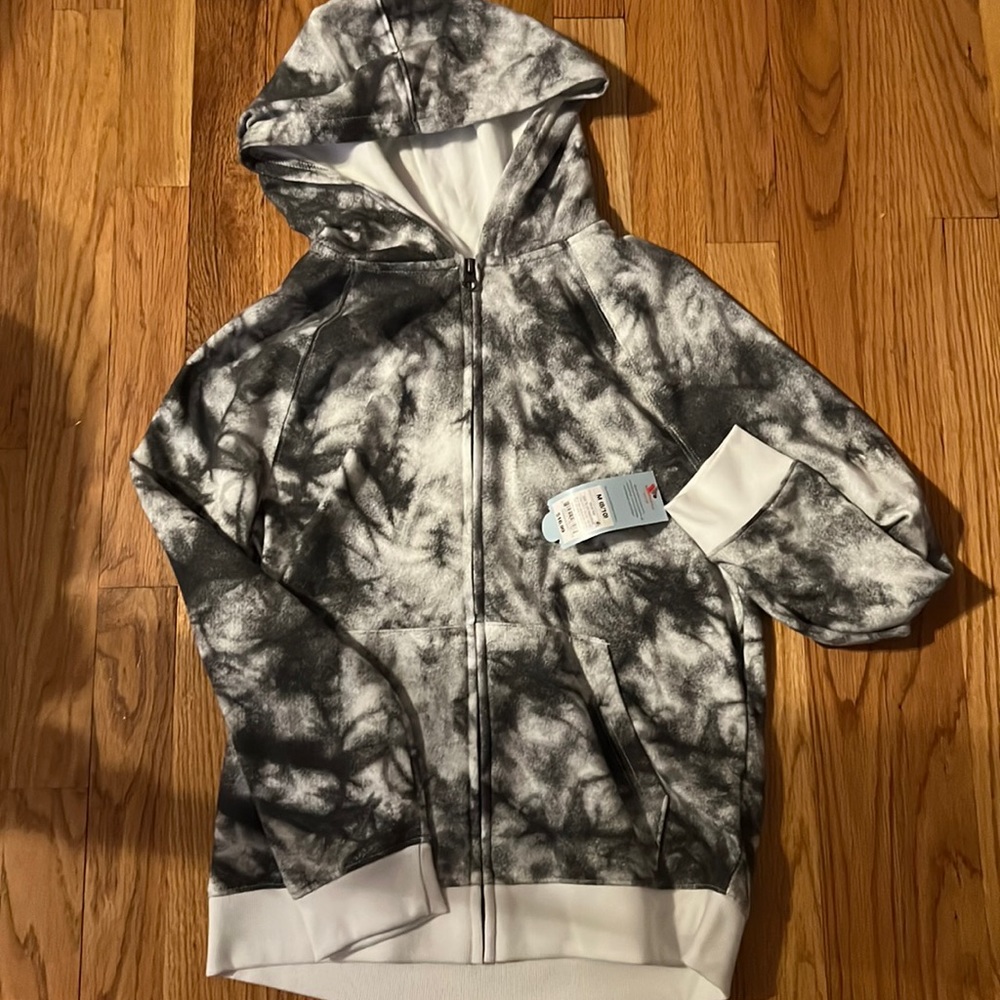 Boys medium zip up hoodie